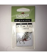 Umpqua U-Series U203 Curved Fly Tying Hooks 50 Qty Size 24 - $532.19 MXN