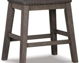 Caitbrook Rustic 24 Point 4&quot; Counter Height Upholstered Barstool, 2 Coun... - $107.96
