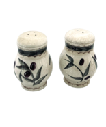 Oneida Salt and Pepper Shaker Set Oliveto Pattern Olives and Leaves Hand... - £16.38 GBP