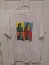 Poetic Justice Tupac Graphic Tee Pink Men&#39;s Large T-Shirt Unisex Short S... - $9.49