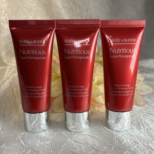 Primary image for 3 X ESTEE LAUDER Nutritious Radiant Energy Cleansing Foam 1oz = 3oz New FreeShip