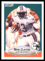 1990 Fleer #236 Mark Clayton Miami Dolphins - £1.52 GBP