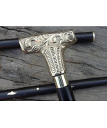Designer Brass Handle Vintage Antique Style Victorian Cane Wooden Walkin... - $36.99