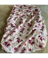 Disney Minnie Mouse Girls White Pink Teal Bows Hearts Fitted Toddler Bed... - $228.53 MXN