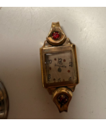Vintage 30&#39;s Ladies Paul Breguette Ultramar Watch Dial Case Crystal Silv... - $96.09 CAD