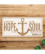 Hope Anchors The Soul Stencil for Walls and Crafts, Inspirational Bible ... - $21.43 CAD+