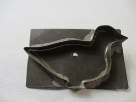 Antique Primitive Hand Made Soldered Tin Metal Cookie Cutter Bird Dove - £35.82 GBP