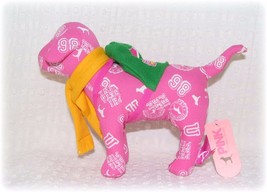 Victoria Secret Pink Plush Dog Phi Beta CAPA Green Backpack Scarf New W/... - £6.06 GBP