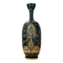 Attic Red-Figure Vase Lekythos Jar with Paris &amp; Helen 420-400 BC Greek Pottery - £96.09 GBP