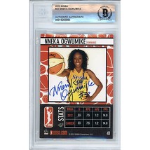 Nneka Ogwumike Los Angeles Sparks Signed 2013 WNBA Beckett BGS On-Card Auto Slab - £54.27 GBP