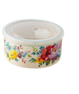 Pioneer Woman Stoneware Food Storage Container ~ Sweet Romance Blossoms ... - $555.44 MXN