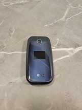 LG MS450 / True B450 - Blue and Black Very Rare Cellular Flip Phone Untested - £15.99 GBP