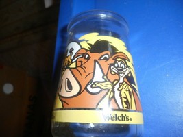 WELCH&#39;S DISNEY LION KING II SIMBA&#39;S PRIDE 4&quot; JELLY GLASS #2 - $9.99