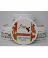 Free by Chandler Farm Cranberry &amp; Mandarian Body Butter 7oz Palm Oil Fre... - $60.17 CAD