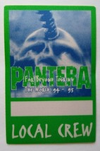 Pantera Backstage Music Pass Original Far Beyond Driven Heavy Metal Skull Green - £15.66 GBP