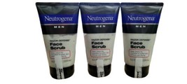 Lot Of 3-Neutrogena Men Razor Defense Face Scrub&#39;s Deep clean - £41.93 GBP