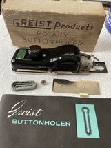 Greist Products Rotary Buttonholer Button Holer Vintage Sewing Machine 1956 - £4.65 GBP