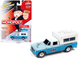 1960 Studebaker Pickup Truck Light Blue and Blue Two-Tone with Camper "Water Wor - $21.99