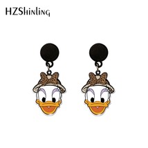 2021 New Daisy Duck Goofy and Friends Epoxy Acrylic Drop  Earrings Handmade Dang - £6.67 GBP