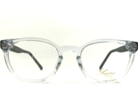 Success Eyeglasses Frames SS-125 CRYSTAL/BLACK Clear Square Full Rim 47-... - $51.21