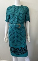 Vintage Carlisle Silk Skirt and Blouse Set Paisley Bandana Print Size 12 - $82.24