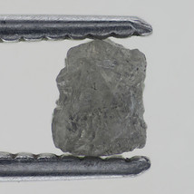 Rare 0.62 Carat Silver Grey Fancy Rough Raw Loose Natural Genuine Diamond - £9.50 GBP