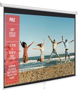 Pyle PRJSM1006 100&quot; Manual Pull Down Projector Screen w/ Auto-Locking (O... - $1,590.22 MXN