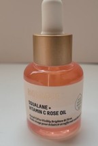 Biossance Squalane + Vitamin C Rose Oil .5oz/15ml Deluxe Travel Size NEW - $15.47
