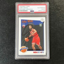 2019-20 NBA Hoops Rookie Tribute #295 Coby White Signed Card AUTO PSA Slabbed RC - £63.19 GBP