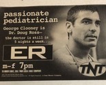 ER Tv Guide Print Ad TNT George Clooney TPA15 - $5.93