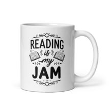 Funny Coffee Book Lover Mug - Reading Is My Jam Read Teacher School Students Tea - $17.57+