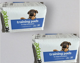 Deal 2 Pack Pet Shoppe Training Pads 50 Count Ea - £39.42 GBP