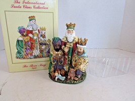 INTERNATIONAL SANTA CLAUS SC19 FIGURINE 1995 THREE MAJI SPAIN  BOXED 4.5&quot;H - $12.82