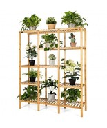 Multifunctional Bamboo Shelf Storage Organizer Rack - Color: Natural - £105.80 GBP