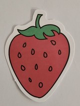 Cartoon Simple Strawberry Food Fruit Theme Sticker Decal Cool Embellishm... - $2.30