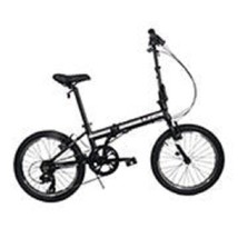 Zizzo Campo Lightweight 20&quot; 7-Speed Aluminum Folding Bicycle -Black NO SHIP CA - £300.01 GBP