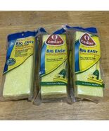 O Cedar Big Easy Flat Sponge Mop Refill NIP Discontinued Snap-on Tabs Lo... - €33,99 EUR