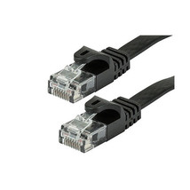 Monoprice 9549 CAT5E FLAT PATCH CABLE_ 7FT BLACK - $23.61