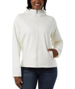 32 Degrees Womens Jacket Cream Softshell Hood Full Zip Pockets Soft Fleece - $808.12 MXN