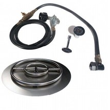 Tretco FPK-OBRSS-BK1-24-LP 22 in. Stainless Steel Pan-Ring Kit, Liquid P... - £402.84 GBP