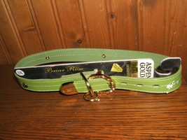 Aspen Gold Elegant Green Leather Dog Collar, Size 22&quot; Large (NWD) - £10.66 GBP