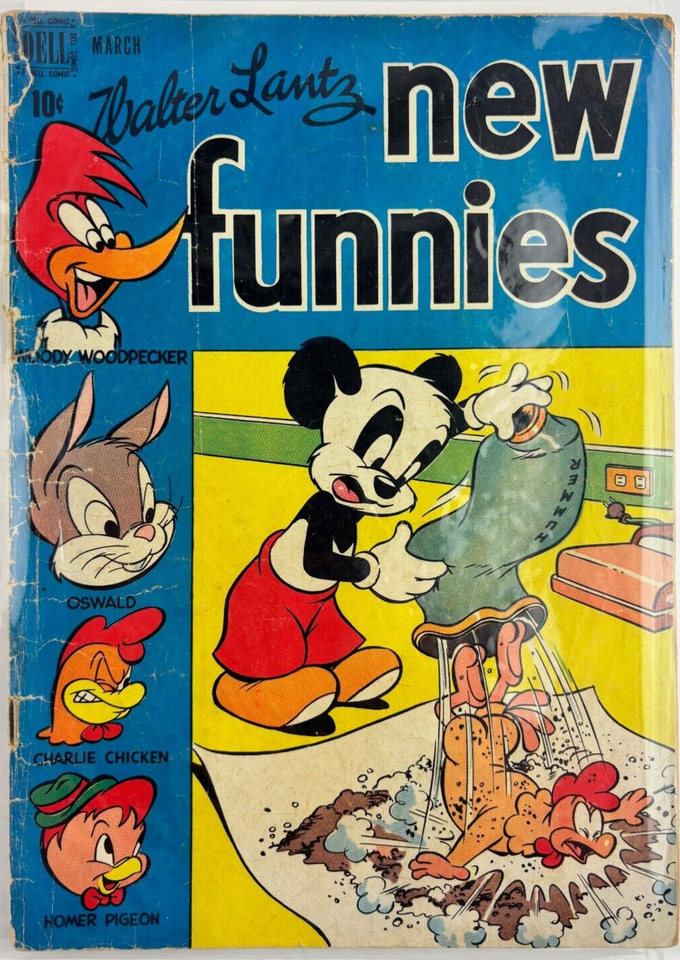 Walter Lantz New Funnies #145 (Mar 1949) Dell Comics - $3.99