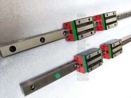 2 pcs HGR25--650mm  Linear rail &amp; 4 pcs HGH25CA Block Bearing - £140.82 GBP