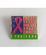 Vintage Komen Race For The Cure Breast Cancer Awareness Portland Lapel H... - $11.49 CAD