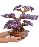Large Amethyst (1,251 Gemstone Count) Chakra Crystal Tree with Healing P... - £367.65 GBP