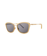 Vera Wang Vanna Sunglasses Sun Glasses Honey Authentic New 53mm Women - $4,884.34 MXN