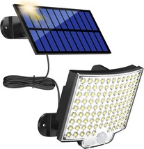 Solar Light for Outdoor 106 LED Solar Light Outdoor with Motion Sensor IP65 Wate - £31.13 GBP