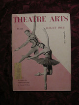 Theatre Arts September 1958 Ballet Mary Martin Lucia Chase Tennessee Williams - £6.22 GBP
