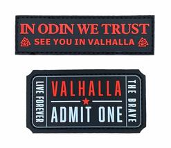 in Odin We Trust Valhalla Admit One Patch (Bundle PVC Rubber- Mtu1-W2) - £11.95 GBP
