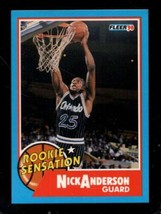 1990-91 Fleer Rookie Sensations #7 Nick Anderson Nmmt Magic *SBA12872 - £2.31 GBP